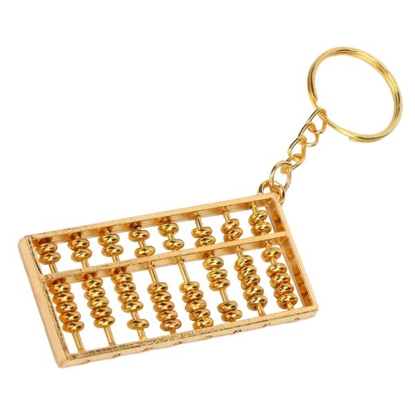 Søt utsøkt Abacus nøkkelring Metal Portable Abacus nøkkelring anheng Ornament Trinket