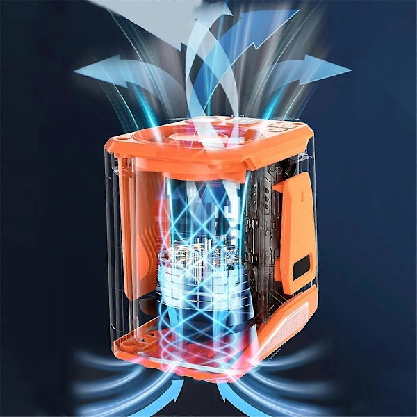 Mini Bærbar Taljeklemme Ventilator 3 Hastighed Køleventilator Bælteklips Ventilator A