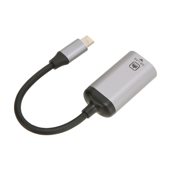 USB C til RJ45 Adapter 1000 Mbps Højhastigheds Plug and Play Metal Skal LAN til USB C Adapter til Bærbar Tablet Telefon