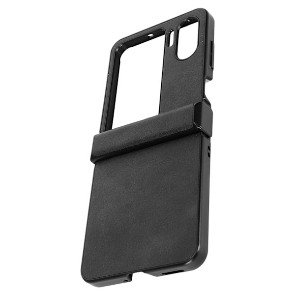 Fodral för Oppo Find N2 Flip i syntetiskt läder, ultratunt, stöttåligt telefonskydd för Oppo Find N2 Flip, svart