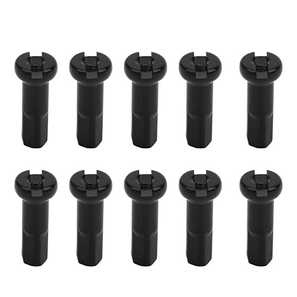 10 stk Mountainbike 14G Wire 7075 Aluminiumslegering Eger Cap Cykel Cykel Ridning Tilbehør Cykel Eger Cap sort