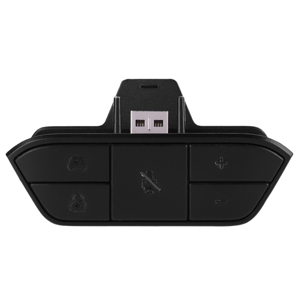 Dammtät stereoheadsetadapter för Xbox One med spelkontroll och stereoljudsynkronisering