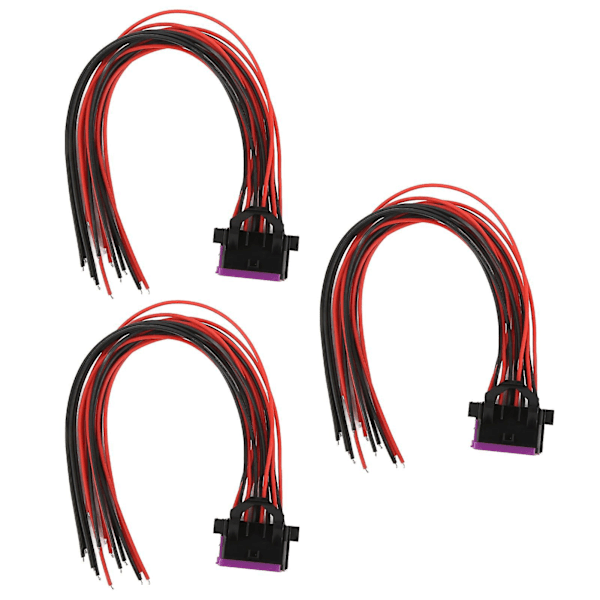 3 kpl 16-nastaisia OBD2-naarasliitinkaapeleita 30cm J1962 OBDII Autoadapteripistoke Diagnostiikkajatkokaapeli