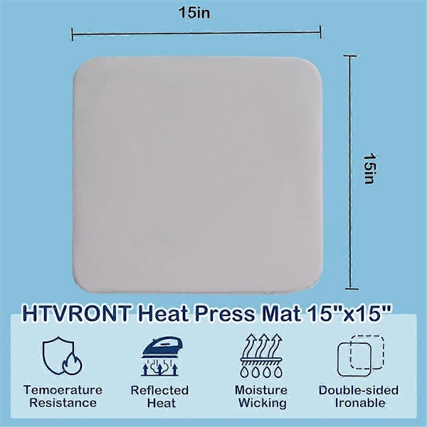 Easy Press Matte (30,5 x 30,5 cm), Beskyttende Varmebestandig Matte