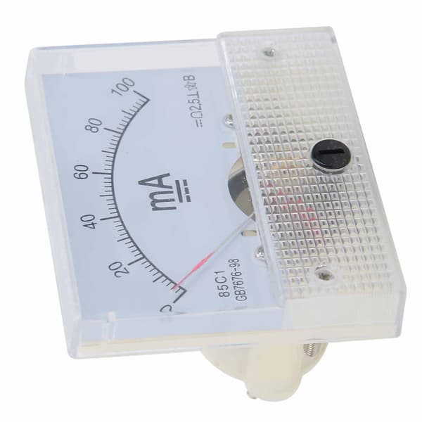 85C1 DC 0~100MA Pekare DC Amperemeter Strömpanel Mätare Mätinstrument