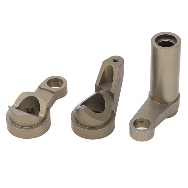 RC Styrespindelkit Aluminiumlegering Stødabsorberende Styreenhed til Traxxas Sledge 1/8 95076‑4 Titanium
