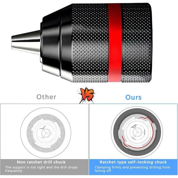Milwaukee 4932478806 Nøglefri Borepatron 1.5 - 13mm