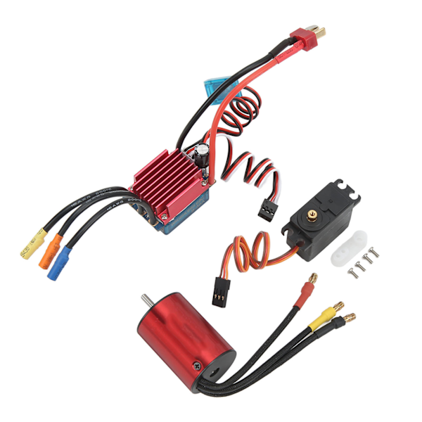 S2838 3200KV Børsteløs Motorkit S35A ESC 2.2KG Servo Combo for 1/14 1/16 RC Bil Modell