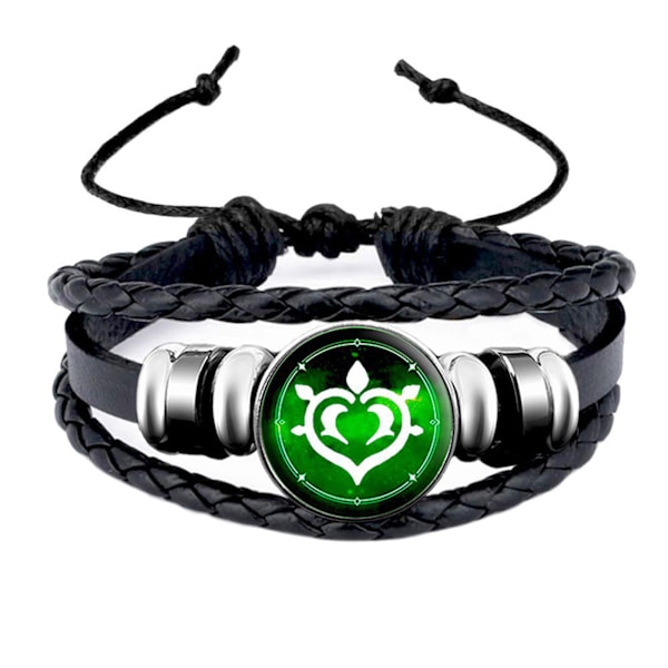 Genshin Impact Eye Of God Armbånd Justerbart Armbånd Time Gems Element Armbånd Håndverk Anheng Gave Vann Element