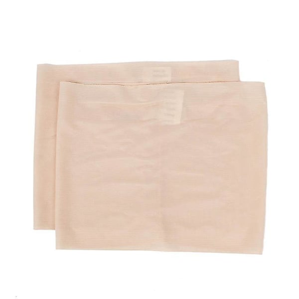 Sommar Anti Chafing Lårband för Kvinnor - Hög Elastisk Silica Gel Benvärmare (2st) E 62-70 cm Beige