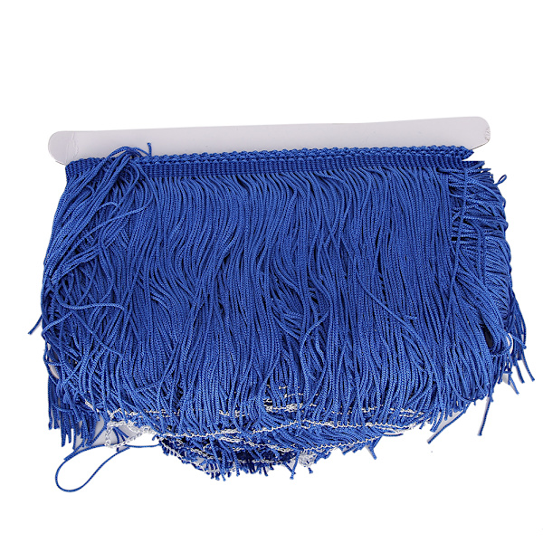 Kvaster Frynser Blonder Latin Kjole Scene Tøj Sko Håndværk Gardin DIY Tilbehør 14cm / 5.5inRoyalblue