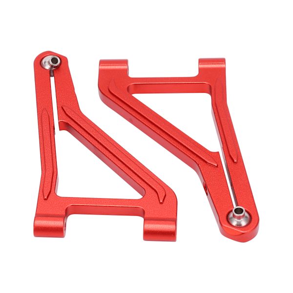 2 stk. Front Upper Swing Arm i aluminiumlegering, stærk, robust, høj trækstyrke RC-tilbehør til 1/7 fjernstyret bil, rød