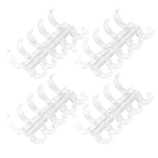 Bindningsringar rymmer 60 ark papper 11 mm bindningstjocklek fri skrivning enkel användning kontorsmaterial transparent vit