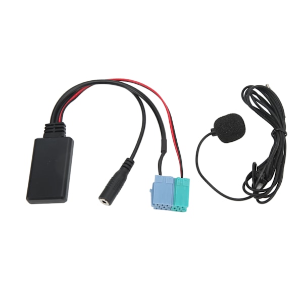 6Pin 8Pin Bluetooth AUX IN Adapter Audio Mikrofonkabel Erstatning for FIAT BRAVO 2007 Up