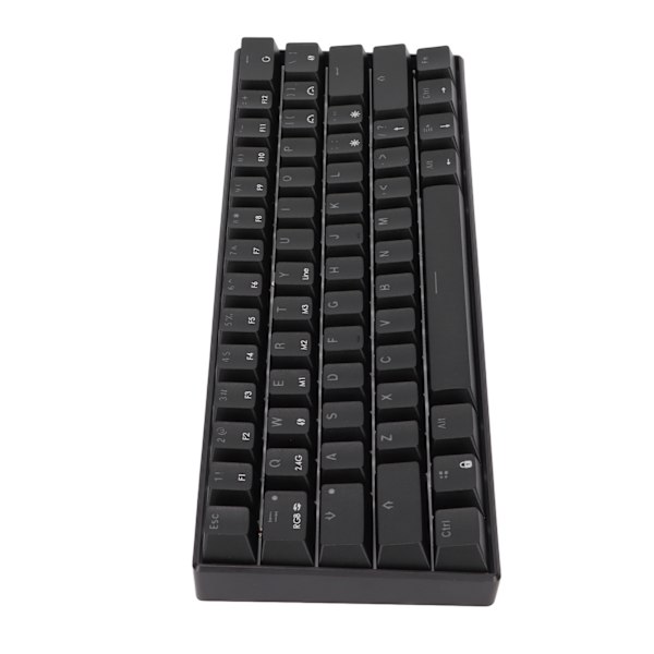 READSON Mekanisk Gamingtangentbord 61 Tangenter Stöd Trådlös Bärbar Ergonomisk RGB 3 Lägen Anslutning Trådbundet Tangentbord Grön Axelkropp