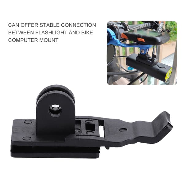 Cykel Forlygte Lommelygte Holder Adapter til Cykelcomputerbeslag (til LUMINA)