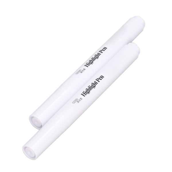 2 stk. Hvid Markør 3.0mm Lugtfri Uigennemsigtig Vandtæt Hvid Maling Pen til Maleri Skitse Illustration