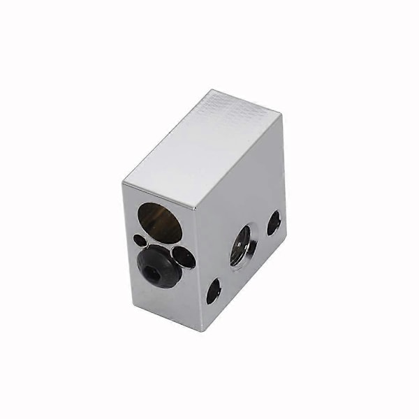 Högtemperatur CR-10 Pläterad Koppar Värmeblock för MK8 Creality Helt Metall Hotend Extruder Ender 3s V2 Ender 3 pro Ender 5 Pro CR10 S4 S5 (Koppar)