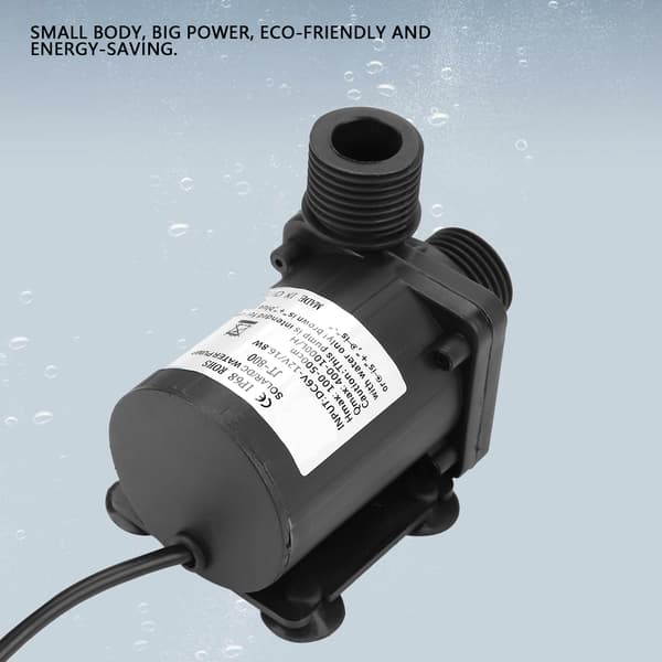 Mini DC harjaton hiljainen tehostevesipumppu 12V -40℃~100℃