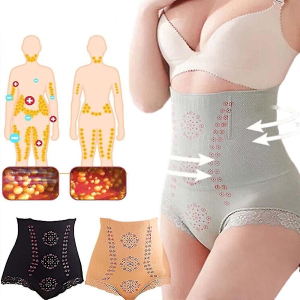 Unique Fiber Lace Shaper: Enhance Your Figure with Slimming Tummy Control Underwear M-L pink