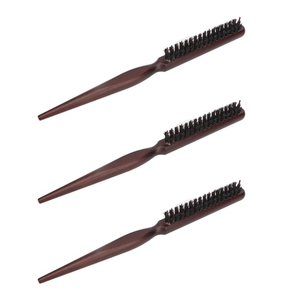 3 STK Nylon Børste Teasing Børste Tilspidset Hale Hår Skillekam Styling Hårbørste til Krøllet Hår Styling