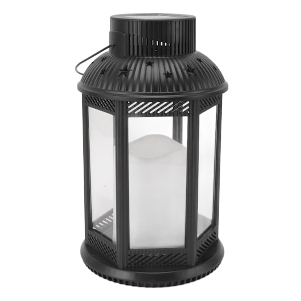 Solcellslykta för trädgård, utomhus, hängande lampa, dekorativ stjärna, solcellslykta, LED-solcellslykta för gård, bord, gångväg