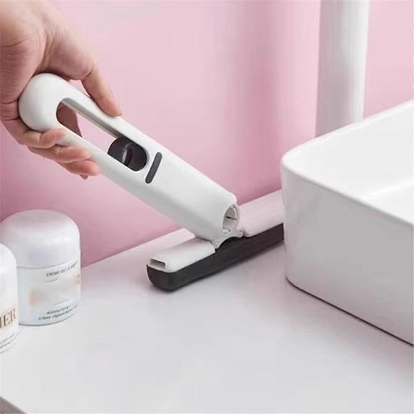 7 stk. multifunksjonell mini mopp svamp absorberende husholdnings skrivebord