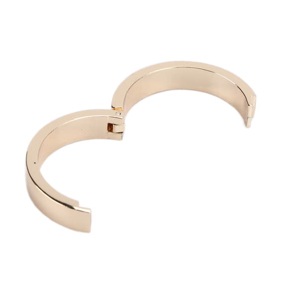 5 stk. runde karabinhager, holdbare legeringsspænder til løse spiralnotesbøger, ydre diameter 30 mm, indre diameter 25 mm