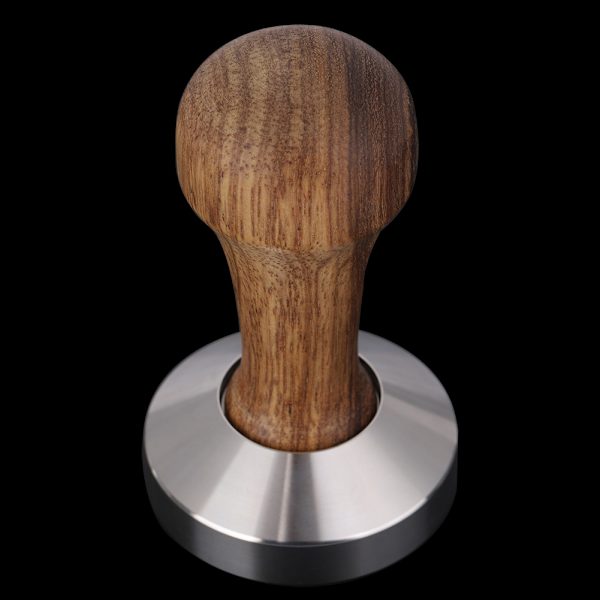 Praktisk kaffepress i rostfritt stål för espresso, pulverpress, platt presshammare (51 mm)