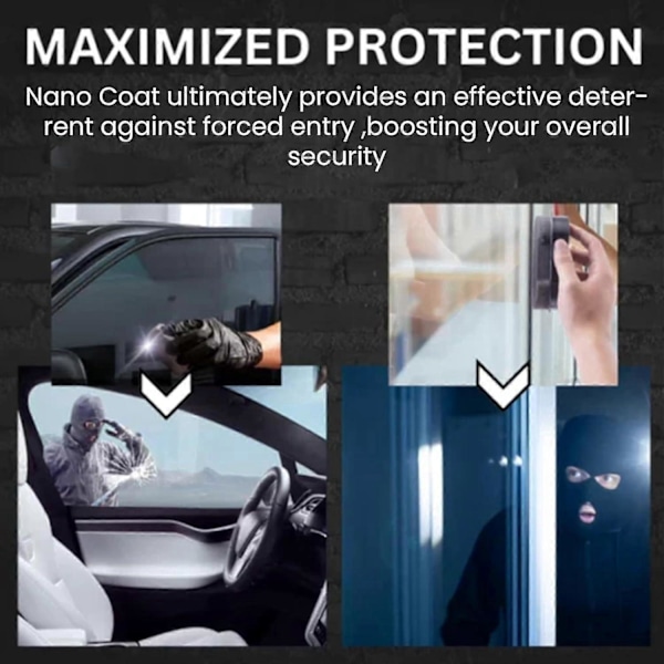 Nano Coat Enkelriktad Spegelfilm-Fönsterfilm Enkelriktad Spegel Nano Coat, Nano Coating för Glas/Fönster/Bilbackspeglar/Övervakningsrum Zekai 3st