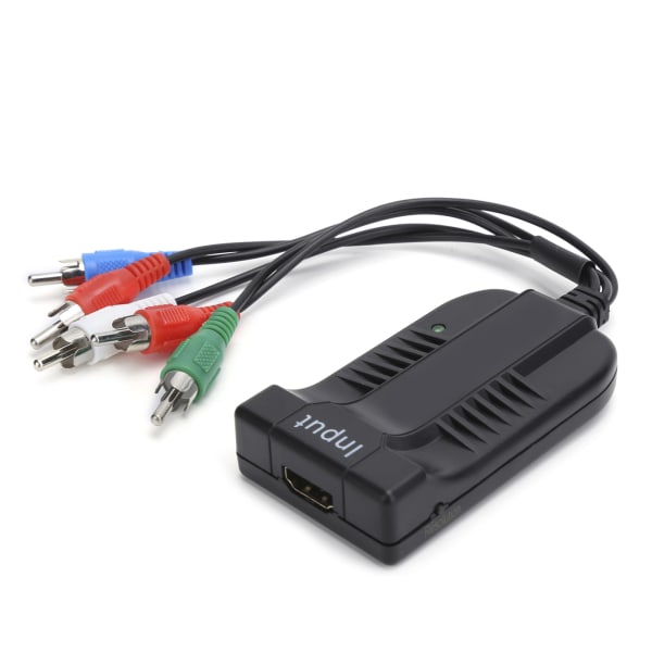 Z10AS RGB Komponent HDMI-kompatibel Video R/L Lyd til YPBPR Konverter Adapter Plug and Play