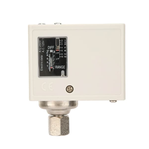 Elektronisk G1/4' Hun Trykkkontrollbryter Luft Vannpumpe Kompressor Trykkontroller