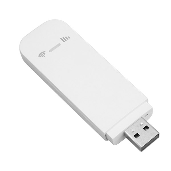 Mobil WiFi Hotspot 4G LTE 150 Mbps USB Bärbar WiFi-router med SIM-kortplats för utomhusresor Vit