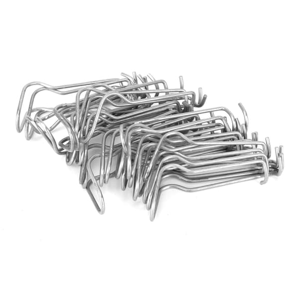 30 stk. plantestøttefjederclips i rustfrit stål til have-drivhus til 11 mm diameter
