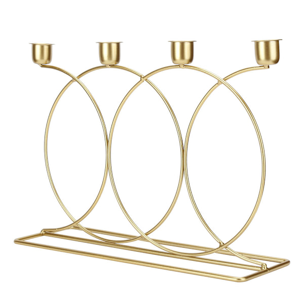 Candelabrum i nordisk stil, ljusstake för middag med levande ljus, bröllopsljusstakar, bordsdekoration