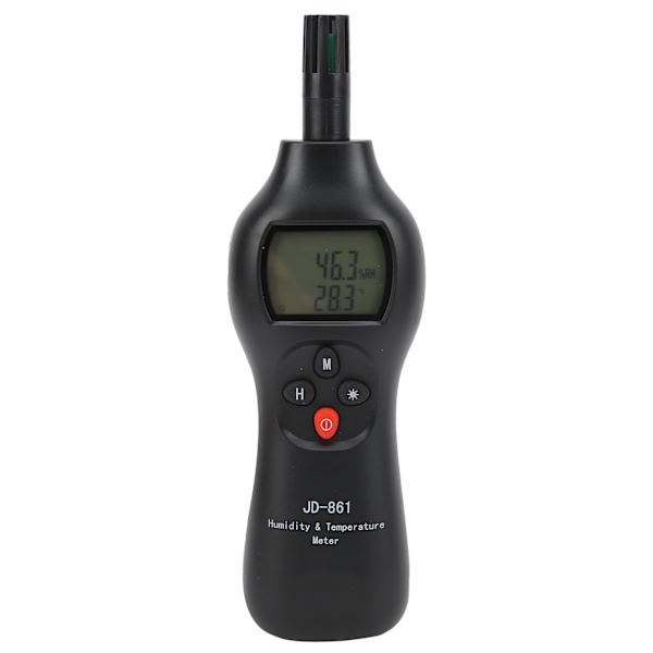JD‑861 Temperatur- og fugtighedsmåler, bærbar digital skærm, multifunktionelt måleinstrument
