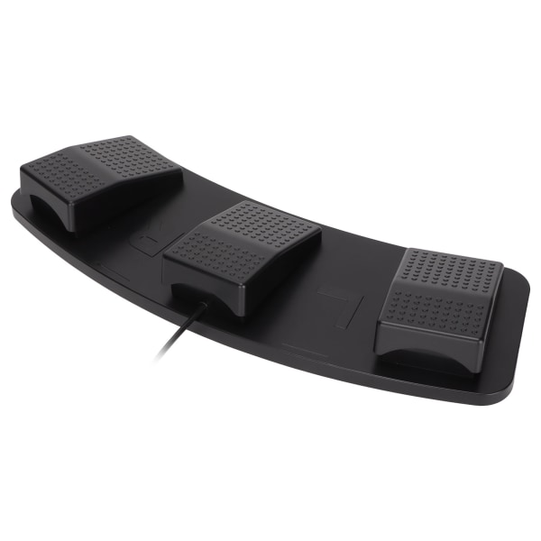 USB Triple Foot Switch Pedal Multifunksjonell Ergonomisk Triple Foot Switch Pedal for Spill Spill Fabrikk Testing (Mekanisk Bryter)