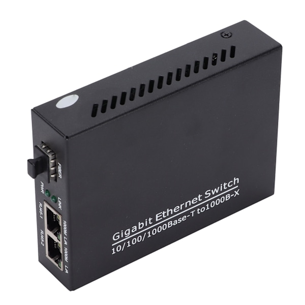 2 porte Gigabit Ethernet-switch TBC‑MC3712E‑SFP Plug Play Stabile Robuste Computer-netværks-switche 100‑240VAU-stik