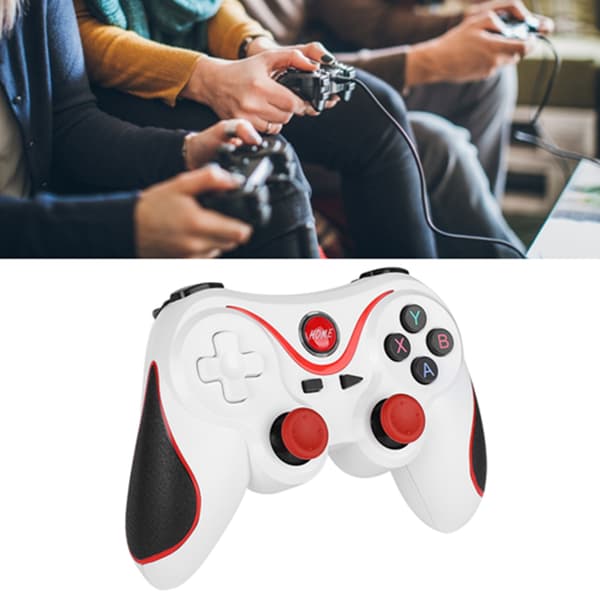T3 Telefon Trådløs Bluetooth4.0 Gamepad Spillhåndtak for PS3-vert