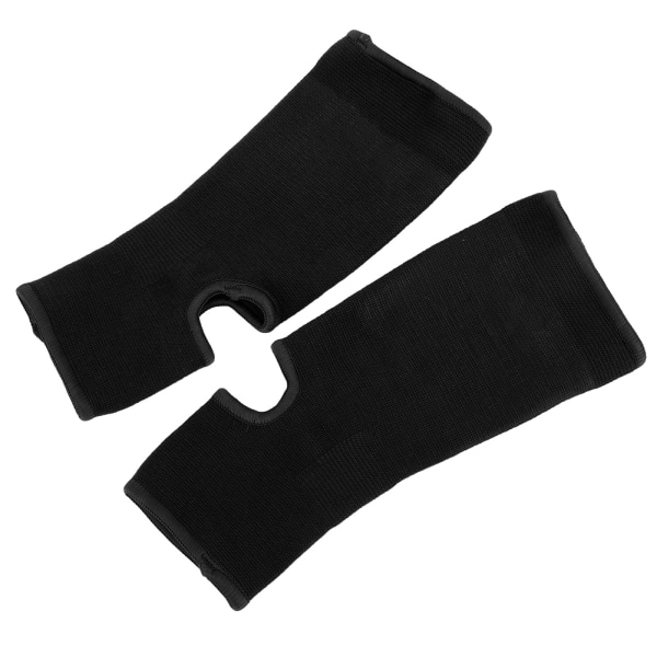 1 Par Sport Ankel Guard Pad Skyddsutrustning för Sanda Muay Thai Boxning Karate Taekwondoblack M