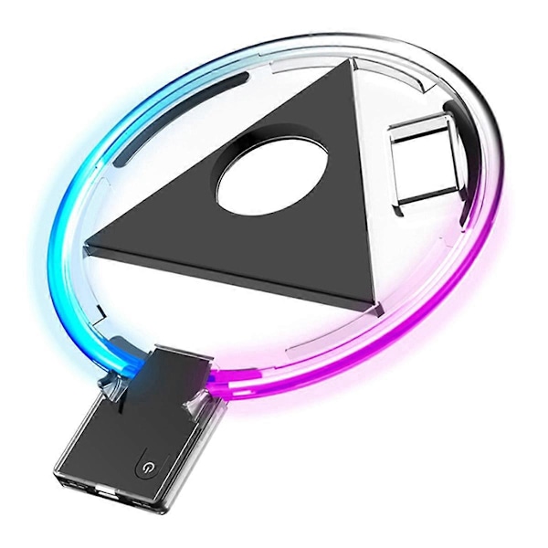 För justerbar RGB-bas LED-atmosfär Ljusstativ Station Hållare