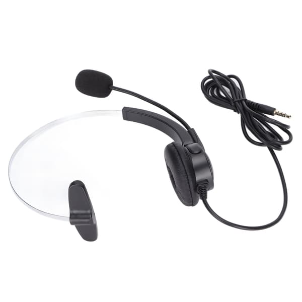 USB-headset 3,5 mm computerhovedtelefon med mikrofon støjreducerende til bærbar pc-mobiltelefon