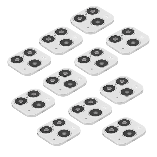 10 stk. kamera klistermærke linse cover skift falsk beskyttelsesfilm til IOS 11 til IOS X/xr/xs MaxSilver