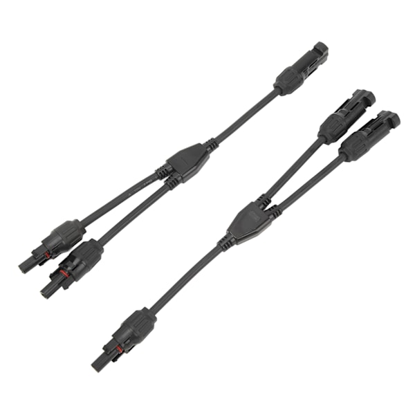 1 par solpanel Y-gren parallelt kabel 2 til 1 sol stik Y-gren parallelt adapter kabel ledning stik værktøjssæt MFF FMM 30CM 0.98FT