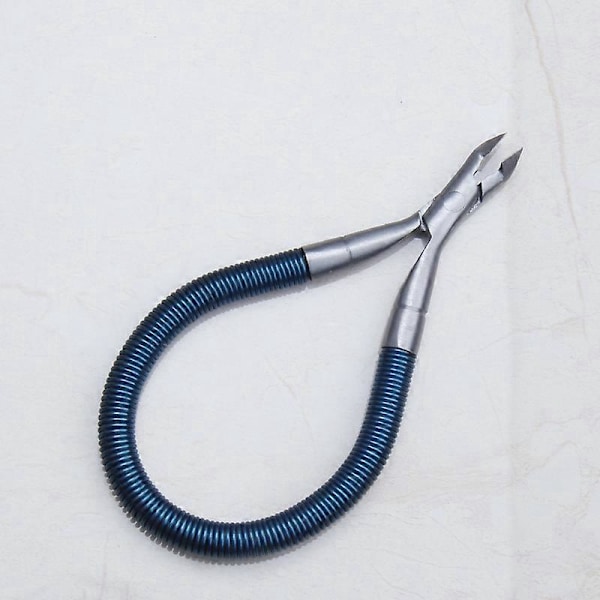 Grip and Snip Spiral Fjäder Nagelbandstång (Blå)