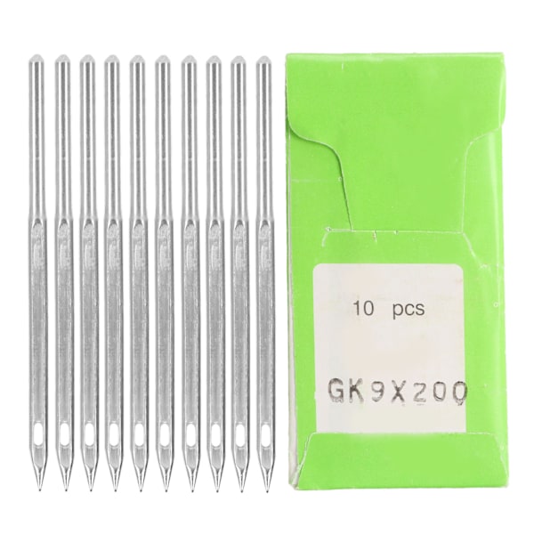 10pcs Sewing Machine Needle Durable Steel Burr Free Embroidery Machine Needle Set for GK9 Home 5cm 200