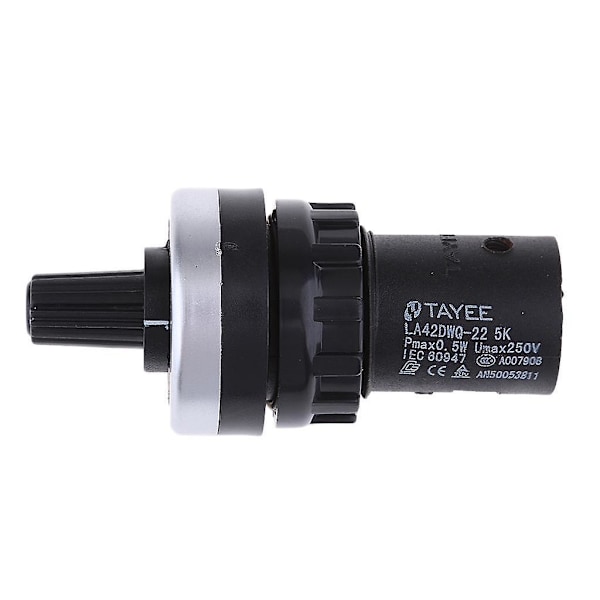 22mm Vridpotentiometer Pot Inverter Omvandlare Resistans 5K Regulator-