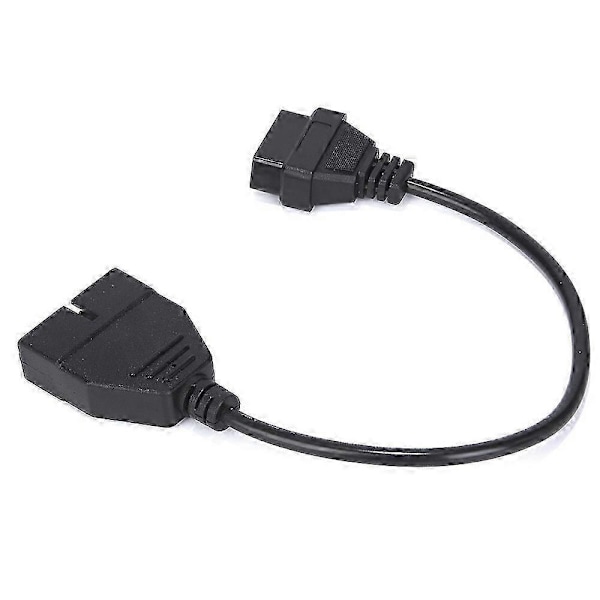 Bil Diagnostikverktyg OBD2 Kontakt Adapter kompatibel med 12 Pin till OBD2 16 Pin Kabel Auto Scanner Adapter