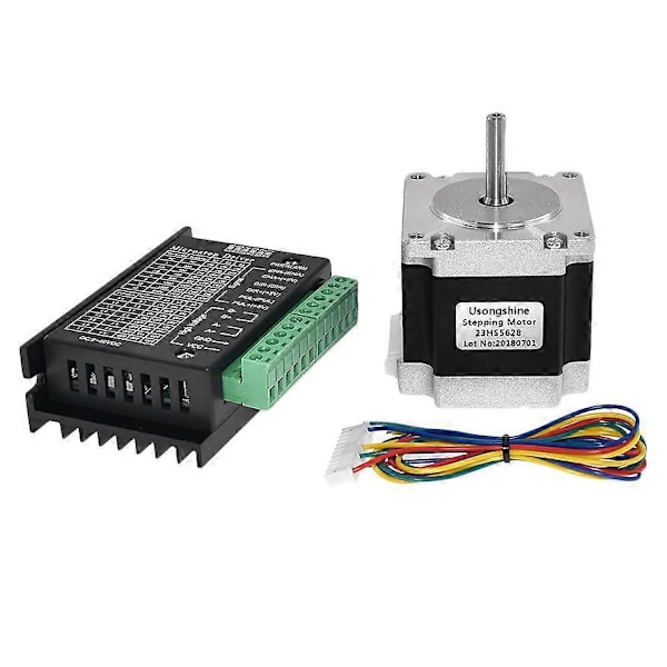 Nema 23 23HS5628 Askelmoottori 57 Moottori 2.8A Ohjaimella (6.35MM)