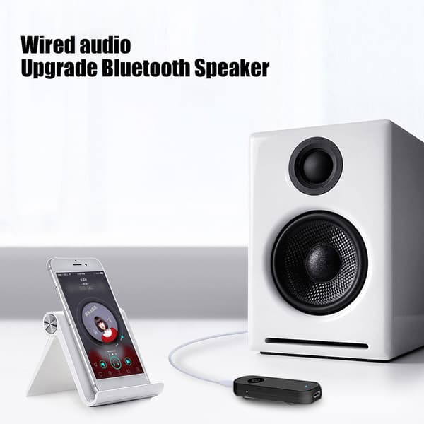 Bluetooth-mottaker 3,5 mm Aux-adapter Trådløs Bluetooth 5.0 lydkonverteringsadapter